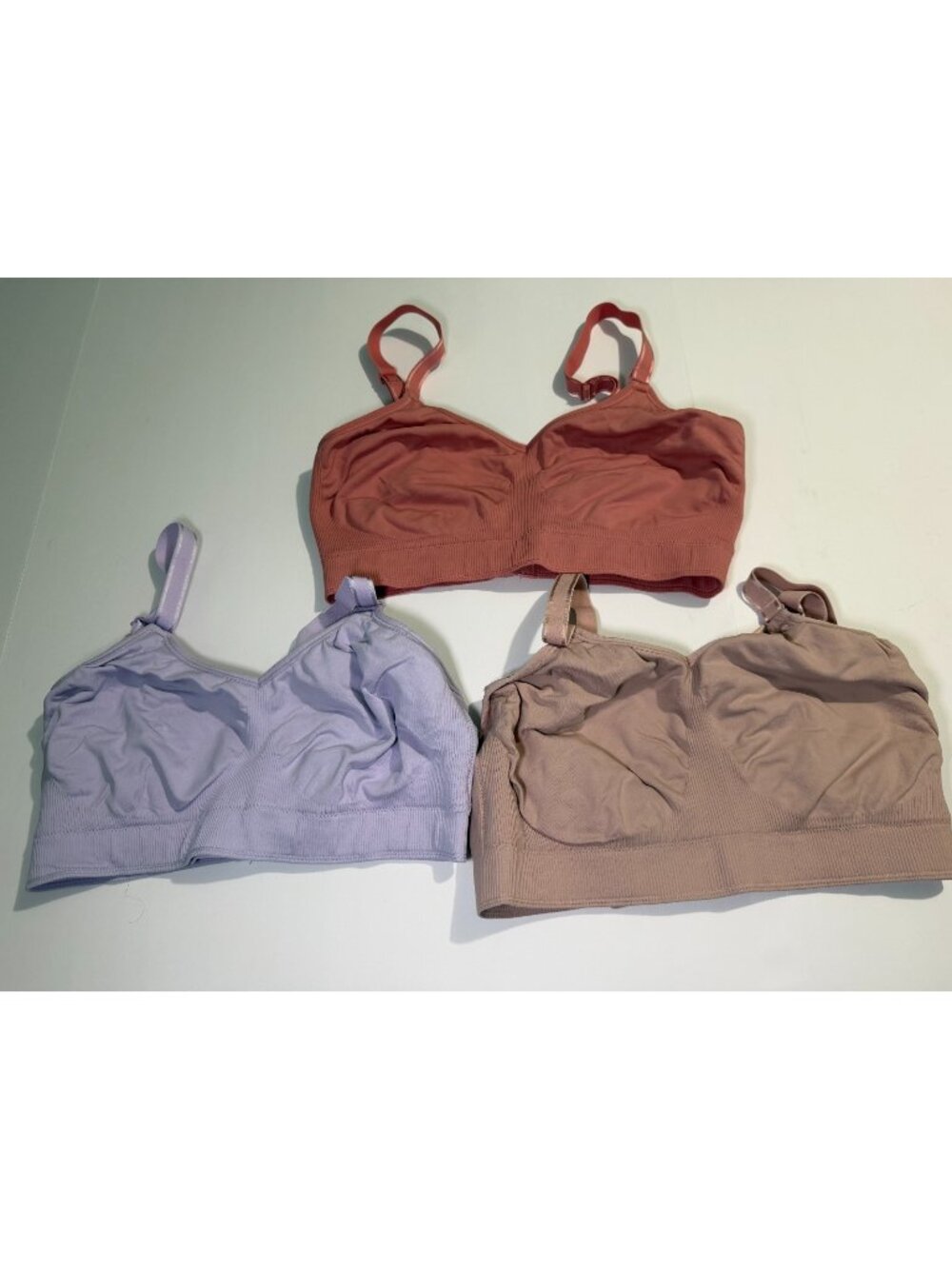 Fit for Me Fruit of the Loom Womens Bras Size XL Lot of 3 Multicolor Casual Comf